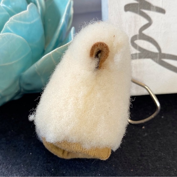 6 for$20♥️Real Sherpa/leather vintage coat keychain so cute - Picture 4 of 9